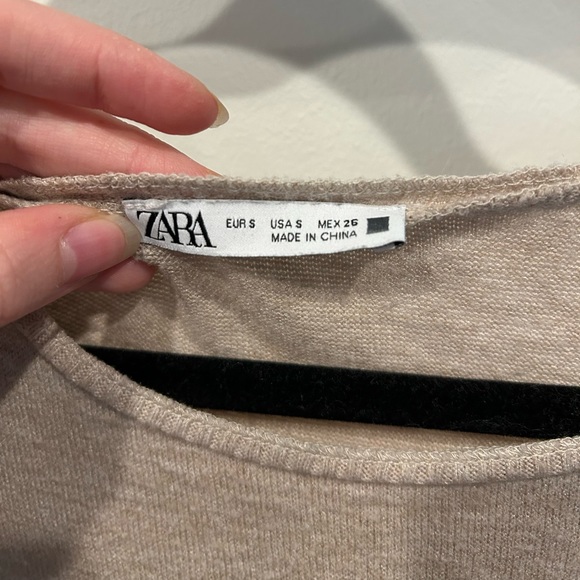 Zara cream colored tank top- super soft - Picture 2 of 4